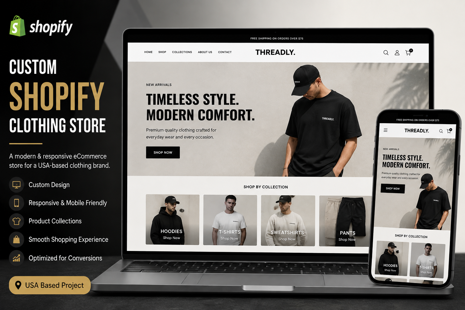 Custom Shopify Store